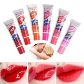 6-PACK Peel-Off Colored Lip Stain Gloss, Tint Long Lasting Waterproof Lip Gloss