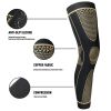 COPPER 2 pieces of kneepad for knee pain, arthritis, knee support, ligament injury, meniscus tear, tendonitis, pain relief; Suitable for basketball