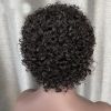 Short Curly Lace Front Wigs Human Hair Wigs for Black Women Pixie Cut Wigs Human Hair Short Curly Human Hair Wigs Pre Plucked with Baby Hair 150% Dens