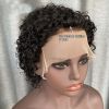 Short Curly Lace Front Wigs Human Hair Wigs for Black Women Pixie Cut Wigs Human Hair Short Curly Human Hair Wigs Pre Plucked with Baby Hair 150% Dens