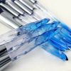 10pcs Professional Makeup Brush with Crystal Handle Foundation Brush (Crystal blue)