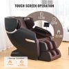 VEVOR Massage Chair - Full Body Zero Gravity Recliner with Multi Auto Modes, 3D Shiatsu, Heating, Bluetooth Speaker, Airbag, Foot Roller