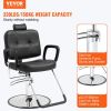 VEVOR Salon Chair, Hydraulic Recliner Barber Chair for Hair Stylist, 360 Degrees Swivel 90¬∞-125¬∞ Reclining Salon Chair for Beauty Spa Shampoo