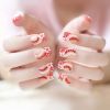 Artificial False Nail Tips Wedding Fake Nails Party Nails with Beads - 2 Box