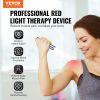 VEVOR Red Light Therapy Device for for Body, Red & Near Infrared Light Therapy Wand with 3 Wavelengths