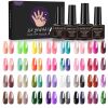 Limegirl Gel Nail Polish Set 60/40/24Colors Semi Permanent UV Led Gel Varnish Soak Off Nail Lacquers Base Top Coat