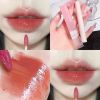 Crystal Glossy Lip Glaze Mirror Cute Bear Lip Gloss Waterproof Transparent Nude Liquid Lipstick Lip Girls Makeup Korean Makeup