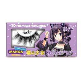 RUDE Manga 3D Faux Mink Lashes (Color: Neko-Chan)