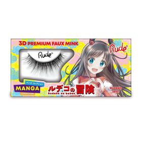 RUDE Manga 3D Faux Mink Lashes (Color: Rudeko)