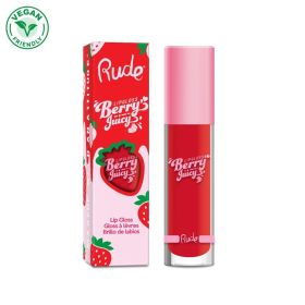 RUDE Berry Juicy Lip Gloss (Color: Code Red)