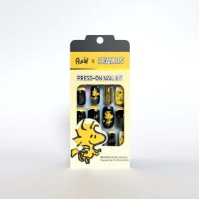 RUDE Peanuts Press-On Nail Kit (Color: Woodstock)