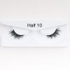 1Pair Mink Half Lashes Soft Thick Eye End Lengthening Faux Eyelashes Natural Long Handmade Eyelash Cross Curl 3D Lash For Makeup