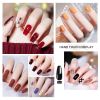 Nail Kit 8ml Gel Nail Polish with 6/54W UV LED Nail Lamp Semi-Permanent UV Varnish Soaked Gel Nail Polish Nail Starter Kit