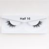 1Pair Mink Half Lashes Soft Thick Eye End Lengthening Faux Eyelashes Natural Long Handmade Eyelash Cross Curl 3D Lash For Makeup